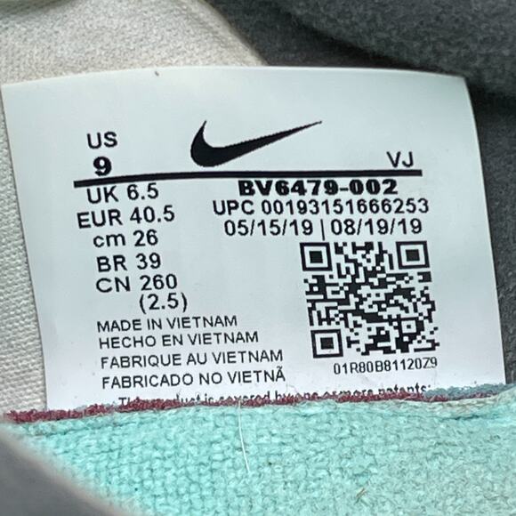 Nike Air Max Dia SE Shoes Womens Size 9 Phantom Grey Orange Running Comfort Gym - Picture 8 of 8